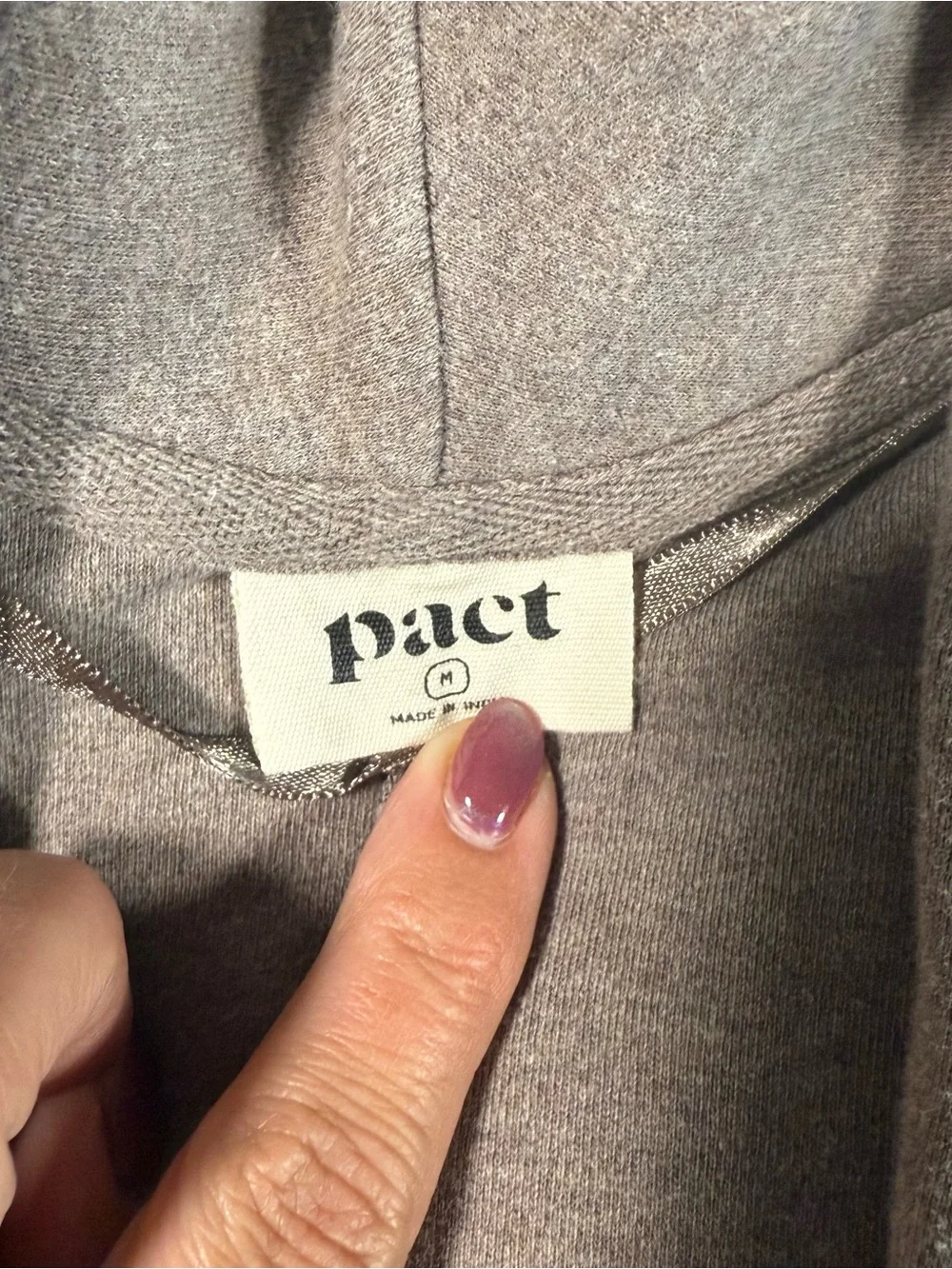 Pact Airplane Travel Set Cardigan Jogger Pants Organic Cotton Medium